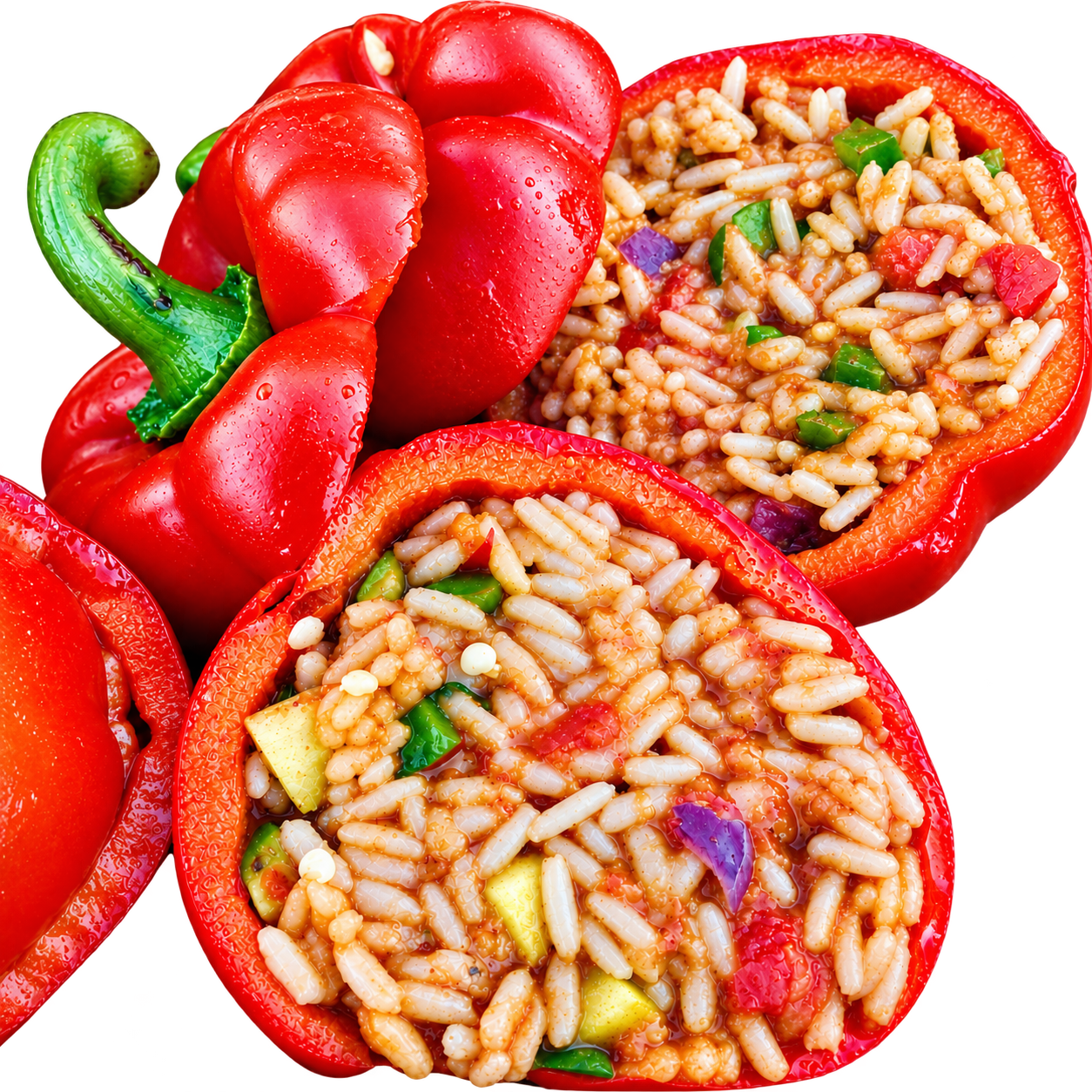 Simply BBQ Catering Toronto Stuffed Peppers With Rice Vegetarian