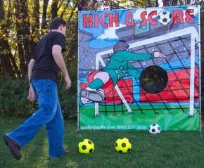 Kick and Score Soccer Game Challenge