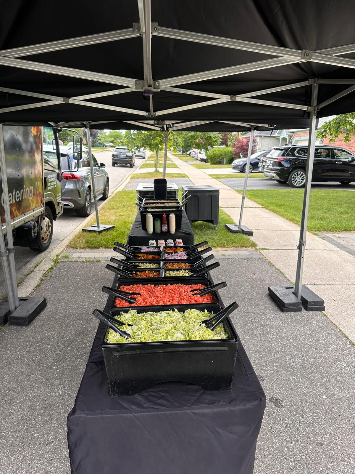 Condiment Set Up